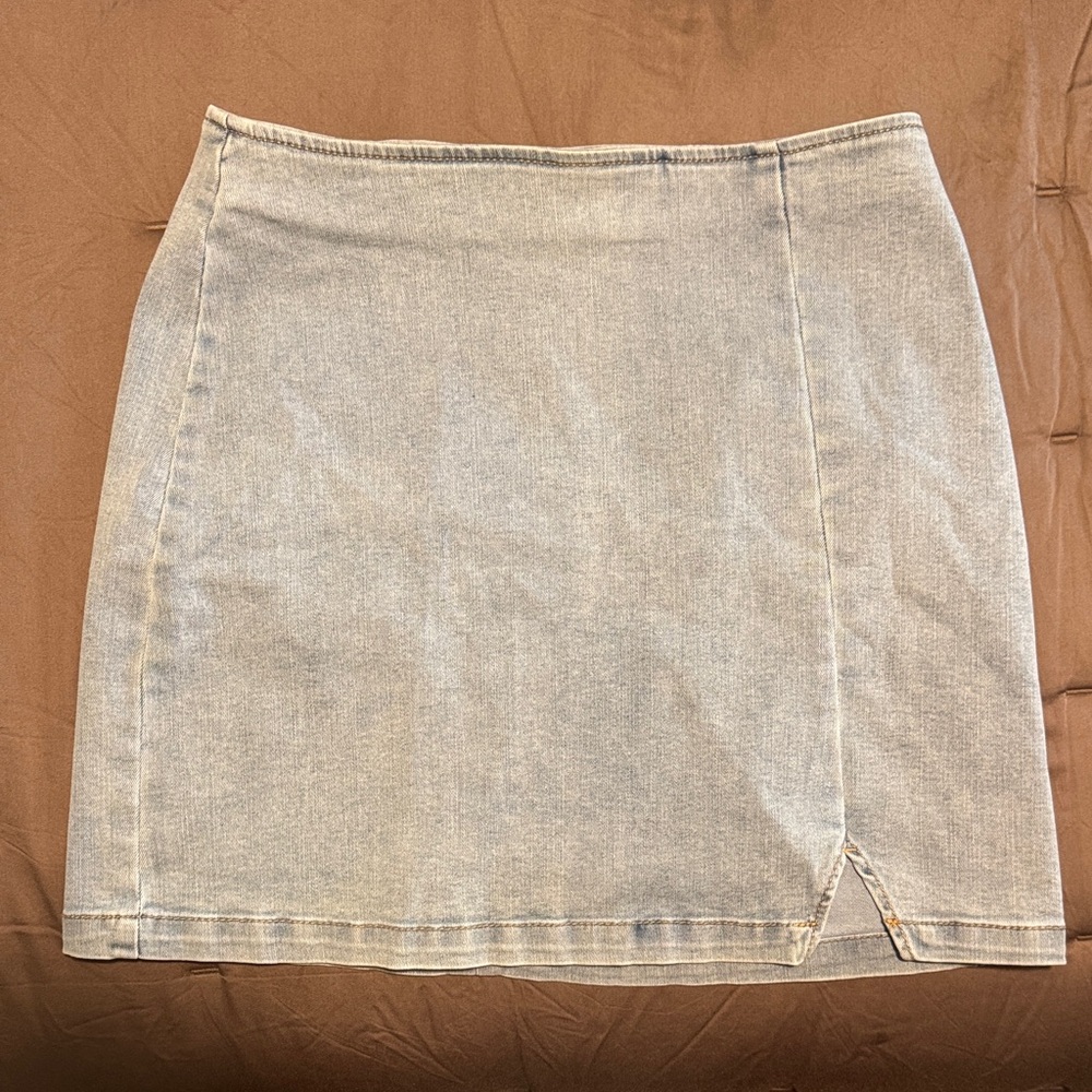 wild fable Light Blue Denim Mini Skirt